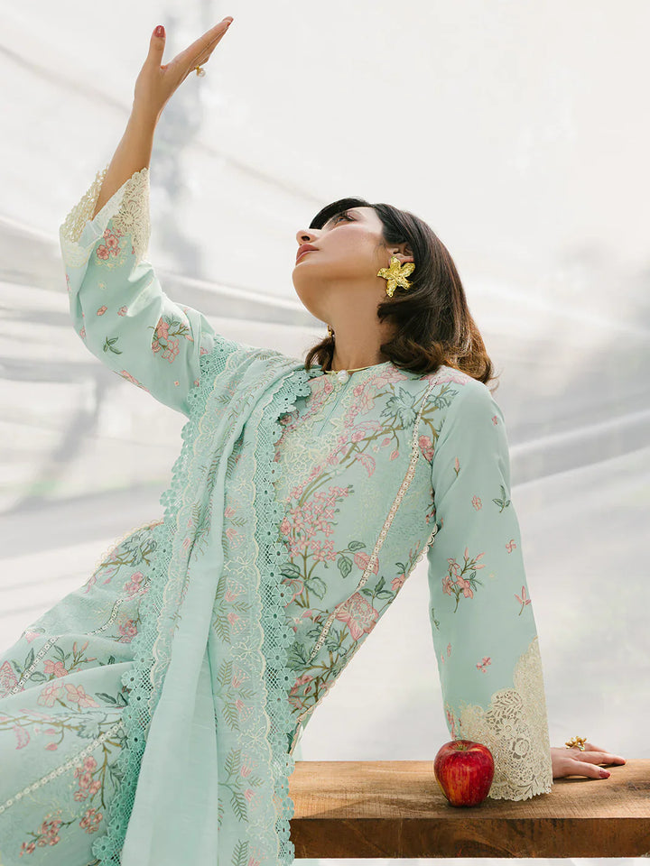 EMBROIDERED LAWN UNSTITCHED 3PC SET | KPA0034