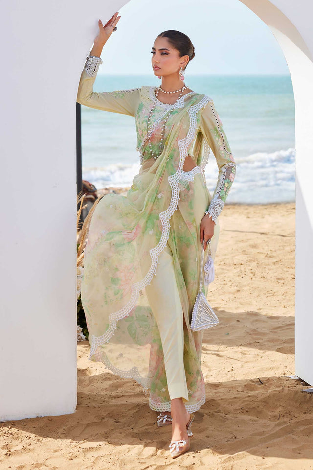 EMBROIDERED LAWN UNSTITCHED 3PC SET | KPA0028