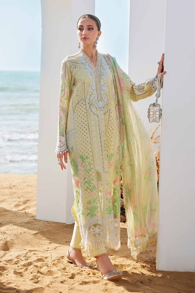 EMBROIDERED LAWN UNSTITCHED 3PC SET | KPA0028