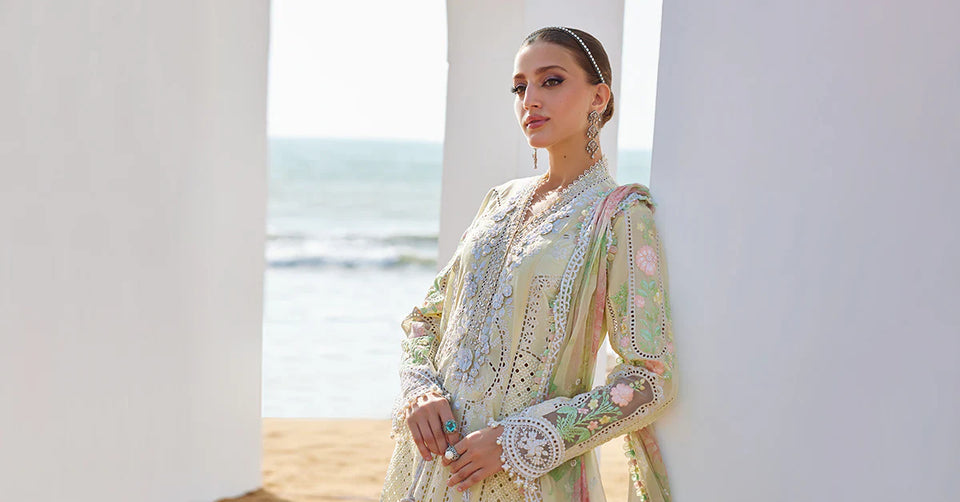 EMBROIDERED LAWN UNSTITCHED 3PC SET | KPA0028