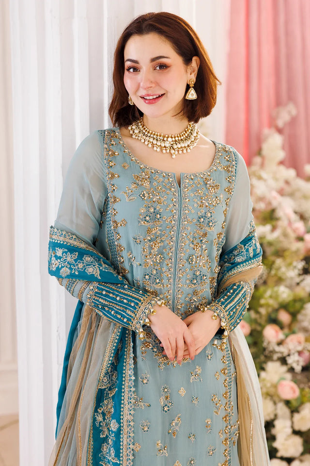 Charizma EMBROIDERED CHIFFON UNSTITCHED 3PC SET | KPA0050