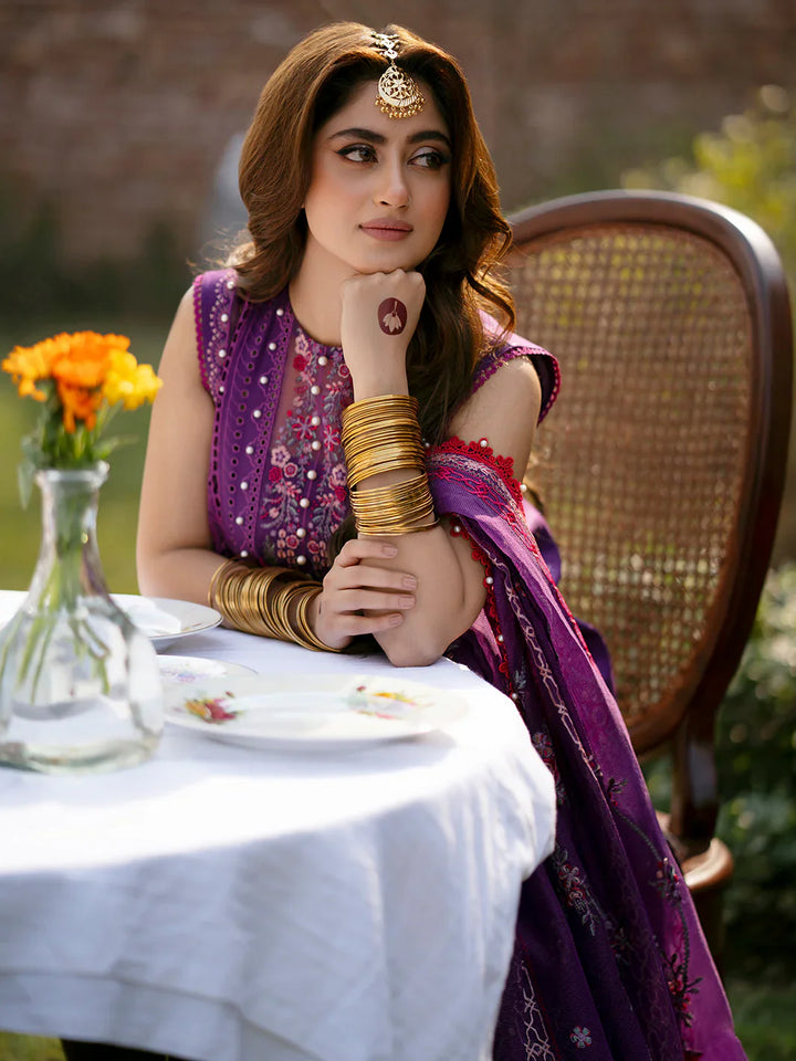 EMBROIDERED LAWN UNSTITCHED 3PC SET | KPA0022