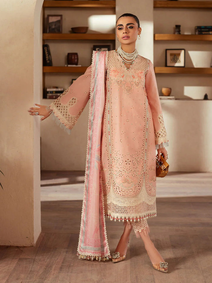 EMBROIDERED LAWN UNSTITCHED 3PC SET | KPA0036