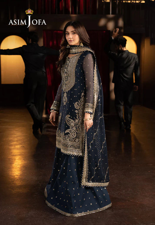 ASIM JOFA GLOBAL EMBROIDERED UNSTITCHED 3PC SUIT | KPA0128