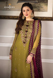 ASIM JOFA EMBROIDERED UNSTITCHED 3PC SUIT | KPA0066