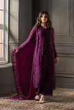 AZURE CHIFFON EMBROIDERED UNSTITCHED 3PC SUIT | KPA0070