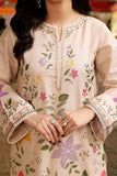 ANEELAS COTTON CHIKENKARI EMBROIDERED UNSTITCHED 3PC SUIT | KPA0097