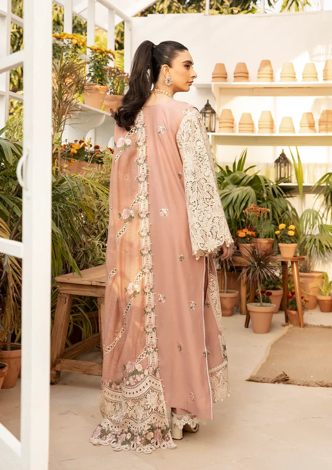 EMBROIDERED COTTON UNSTITCHED 3PC SET | KPA0026