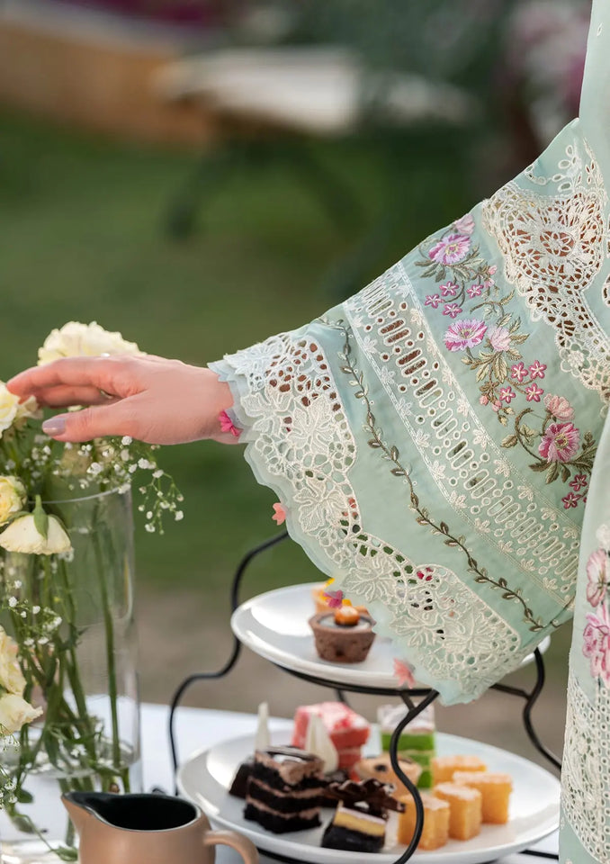 ELAF ZOYA CHIKENKARI UNSTITCHED 3PC SUIT | KPA0083