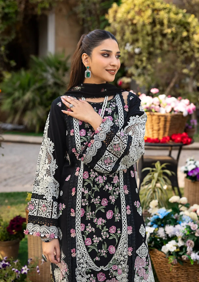 ELAF LUXURY LAWN MAHJABEEN UNSTICHED 3PC SUIT | KPA0042