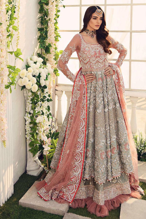 AISHA IMRAN HEAVY EMBROIDERED UNSTITCHED 3PC MAXI | KPA0123