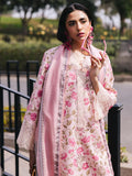 MAHNUR LOTUS EMBROIDERED LAWN UNSTITCHED 3PC SET | KPA0045