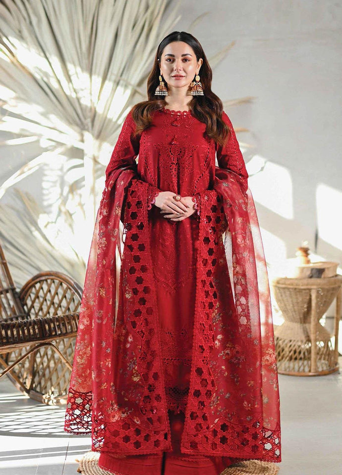 EMBROIDERED LAWN UNSTITCHED 3PC SET | KPA0015