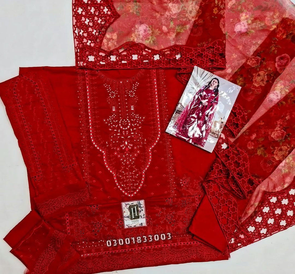 EMBROIDERED LAWN UNSTITCHED 3PC SET | KPA0015