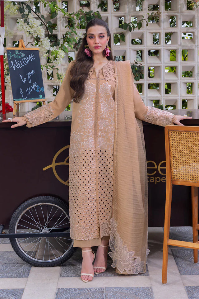 EMBROIDERED LAWN UNSTITCHED 3PC SET | KPA0037