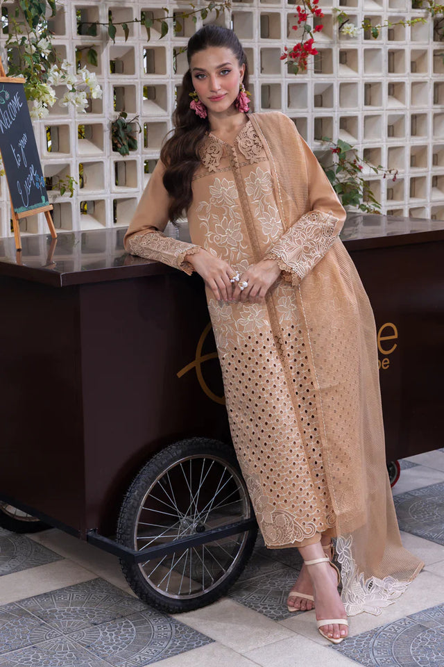 EMBROIDERED LAWN UNSTITCHED 3PC SET | KPA0037