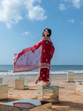 MAHNUR COTTON EMBROIDERED UNSTITCHED 3PC SUIT | KPA0112