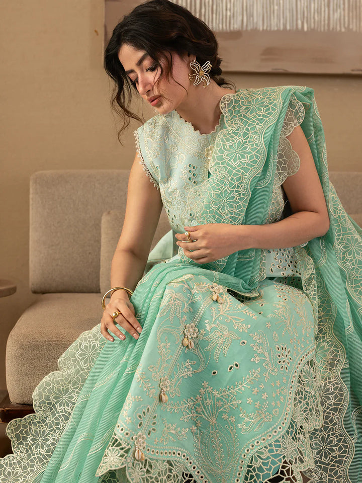 MAHNUR COTTON EMBROIDERED UNSTITCHED 3PC SUIT | KPA0108