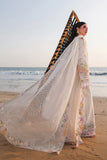 QALAMKAR COTTON EMBROIDERED UNSTICHED 3PC SUIT | KPA0079
