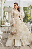 MARIA.B UNSTITCHED EMBROIDERED CHIFFON 3PC SUIT | KPA0059