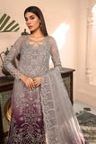 MARIA.B EMBROIDERED UNSTICHED 3 PC SUIT | KPA0077