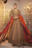 MARIA B WEDDING EMBROIDERED UNSTICHED 3PC MAXI | KPA0116