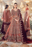 MARIA.B UNSTITCHED EMBROIDERED SALMON PINK 3PC SUIT BD-2701 – KPA0058