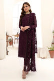 ZARIF CHIFFON EMBROIDERED UNSTITCHED 3PC SUIT | KPA0072