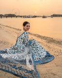 FAIZA SAQLAIN EMBROIDED UNSTITCHED 3PC SUIT | KPA0084