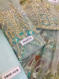 MARIA B HEAVY EMBROIDERED UNSTITCHED 3PC MAXI | KPA0120