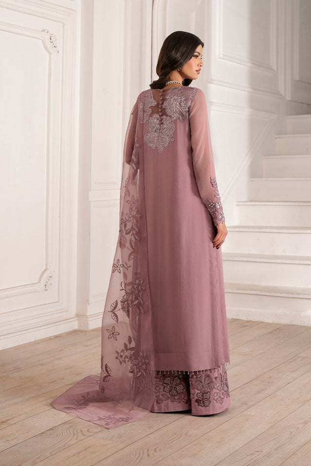 IZNIK CHIFFON EMBROIDERED UNSTITCHED 3PC SUIT | KPA0067